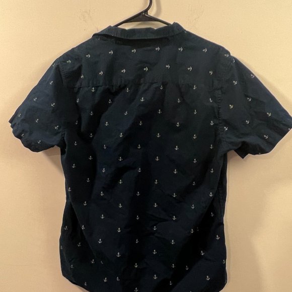 Anchor Patterned Men's Shirt - Picture 3 of 3